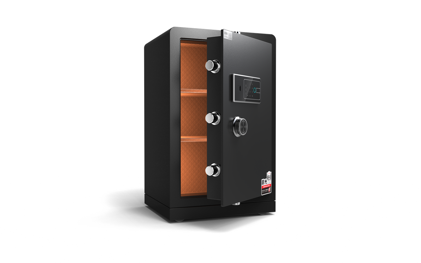 ChuanWei 4th Gen Low-Carbon Alloy Steel Security Safe and Lockbox with Finger Print Keypad