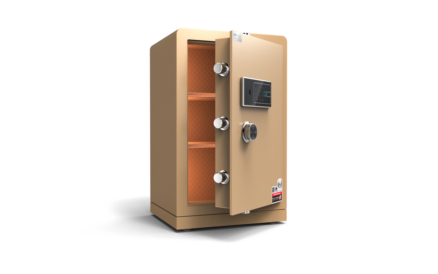 ChuanWei 4th Gen Low-Carbon Alloy Steel Security Safe and Lockbox with Finger Print Keypad