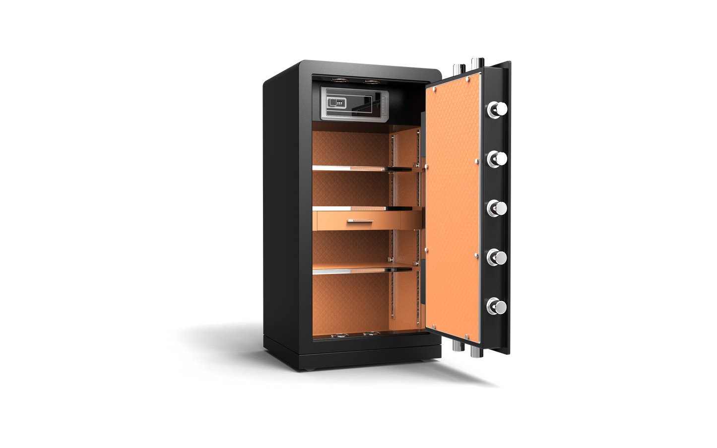 ChuanWei 4th Gen Low-Carbon Alloy Steel Security Safe and Lockbox with Finger Print Keypad