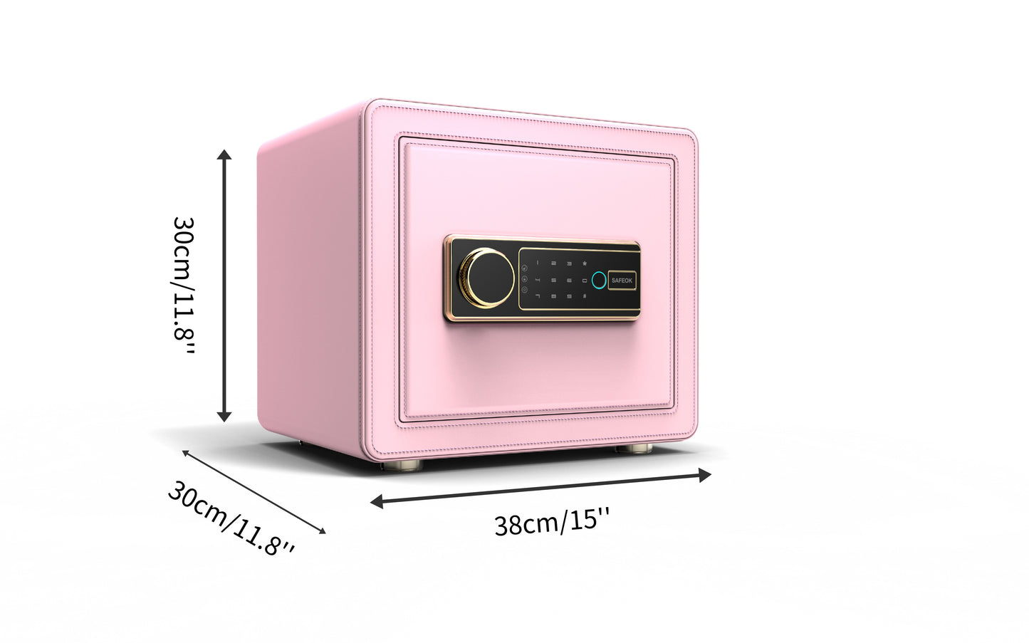Mini Safe - Colourful Series High-Security Smart Safe, Fingerprint,WIFI Remote & Keypad Lock