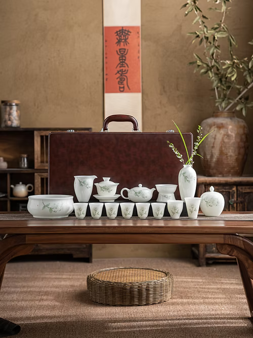 DECI Mingjing - Jasmine Porcelain Tea Set