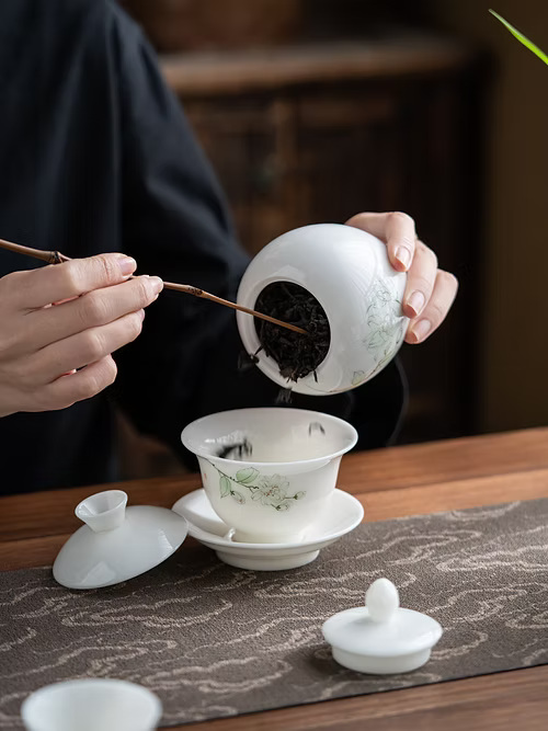 DECI Mingjing - Jasmine Porcelain Tea Set