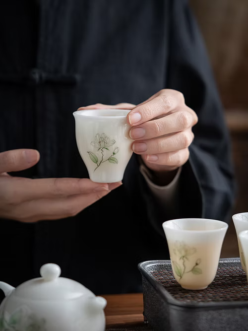 DECI Mingjing - Jasmine Porcelain Tea Set