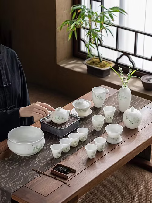 DECI Mingjing - Jasmine Porcelain Tea Set