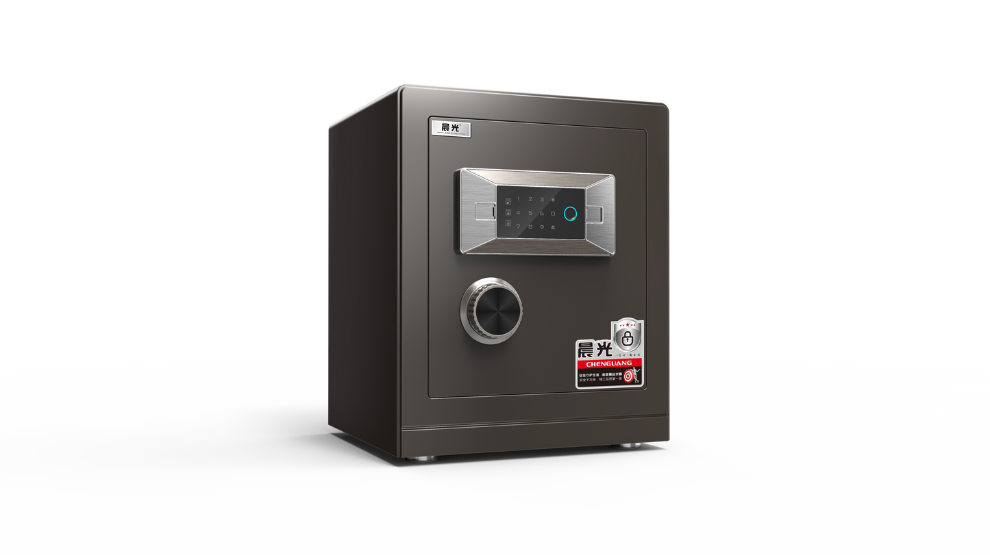 Warhourse MK2 Low-Carbon Alloy Steel Security Safe and Lockbox with Finger Print Keypad