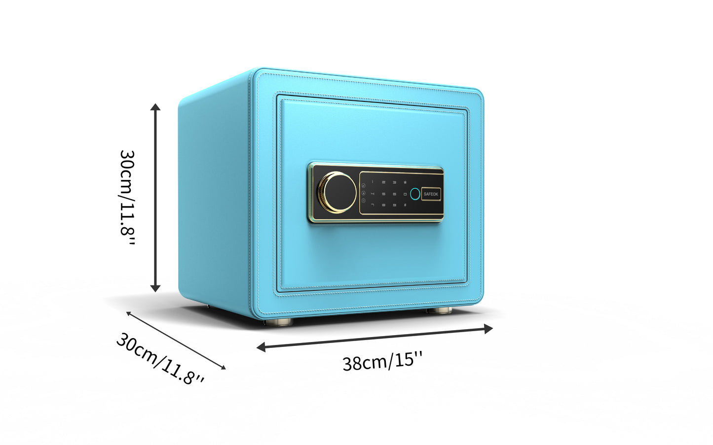 Mini Safe - Colourful Series High-Security Smart Safe, Fingerprint,WIFI Remote & Keypad Lock