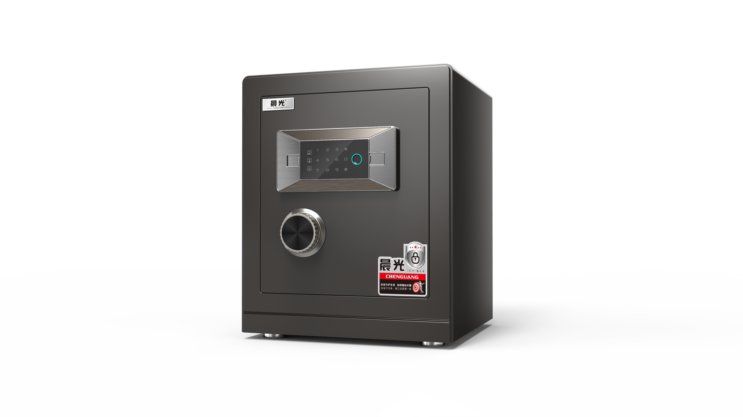 Warhourse MK2 Low-Carbon Alloy Steel Security Safe and Lockbox with Finger Print Keypad