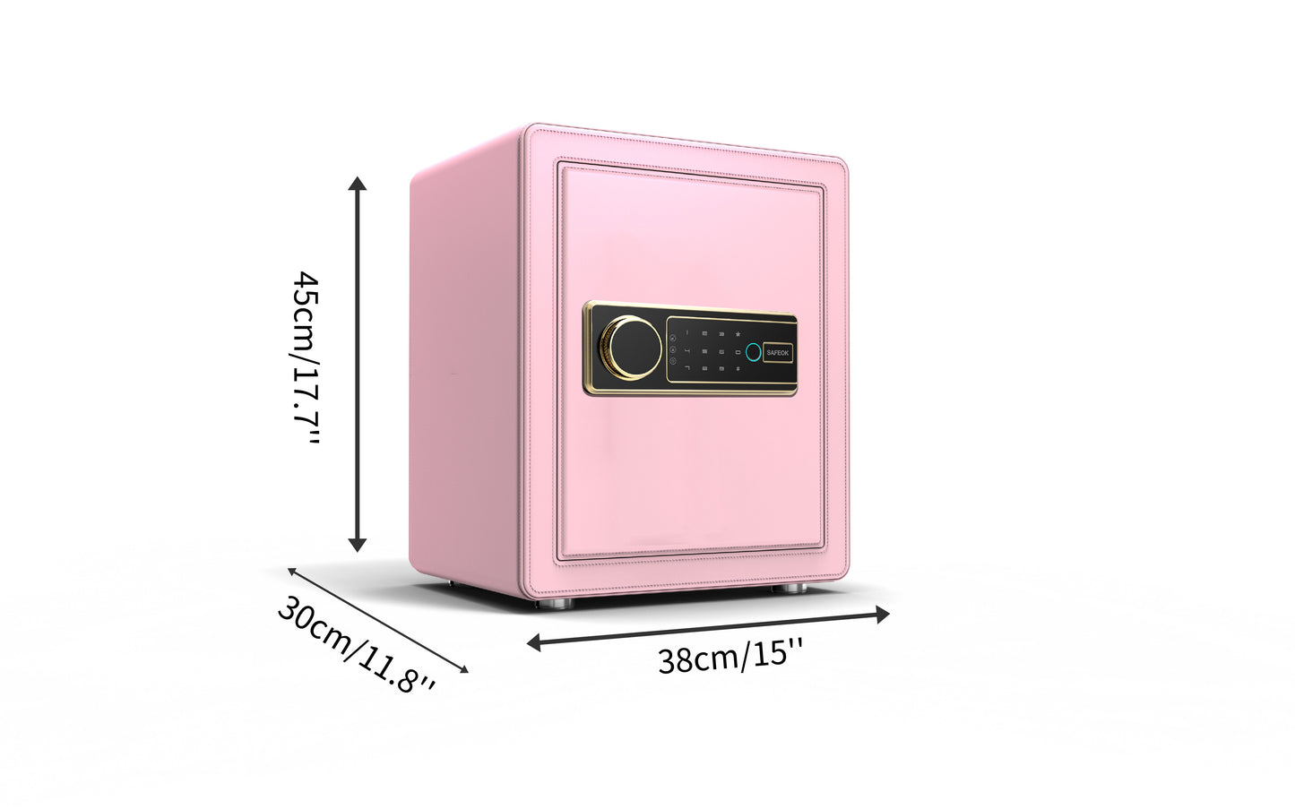 Mini Safe - Colourful Series High-Security Smart Safe, Fingerprint,WIFI Remote & Keypad Lock