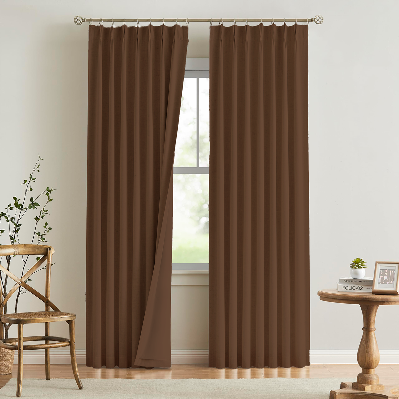 Double Blinds Drapery Fist Home Collection