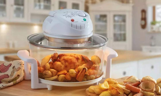 【TIYOORTA】 Electric Air Fryer Turbo Convection Oven Roaster Steamer