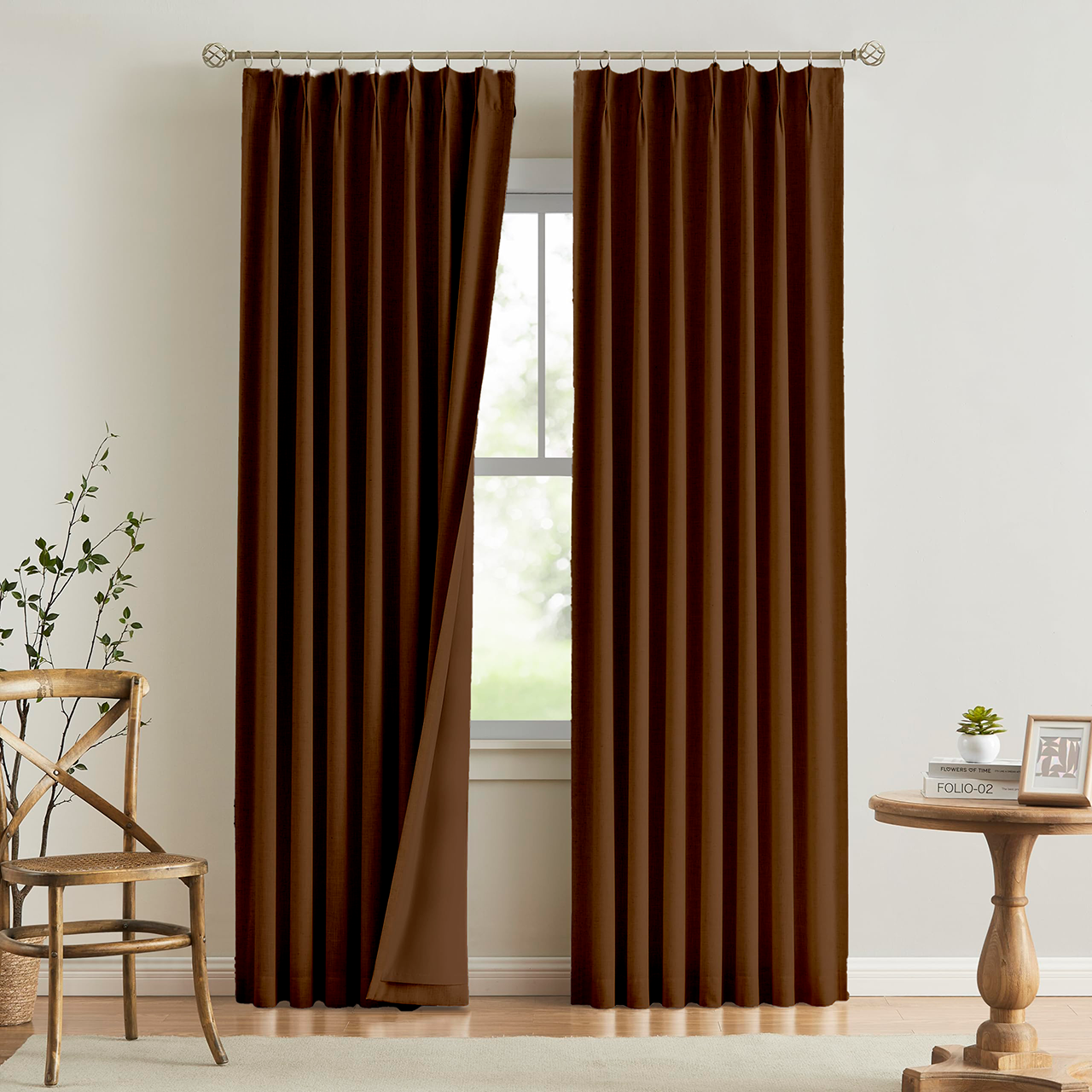 Double Blinds Drapery Fist Home Collection