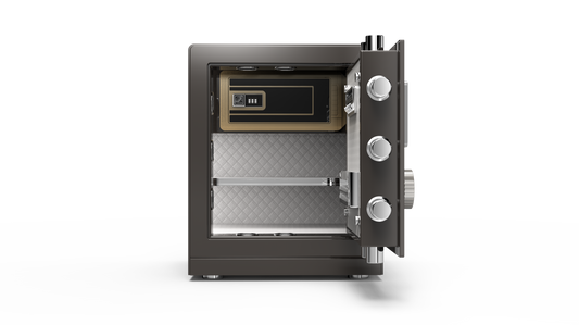 Warhourse MK2 Low-Carbon Alloy Steel Security Safe and Lockbox with Finger Print Keypad