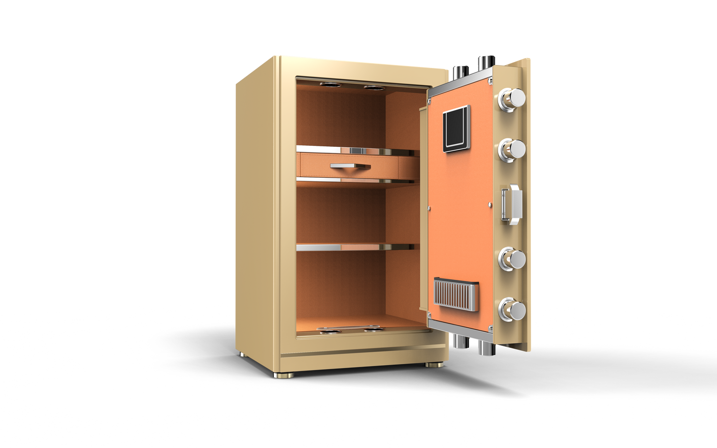 Seaggull MK3 Low-Carbon Alloy Steel Security Safe and Lockbox with Finger Print Keypad