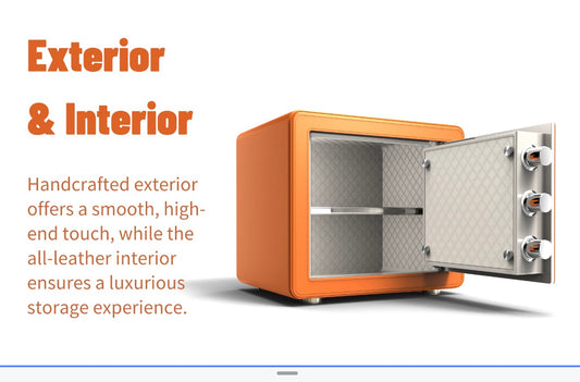 Canada Toronto biometric fingerprint safe interior with shelf