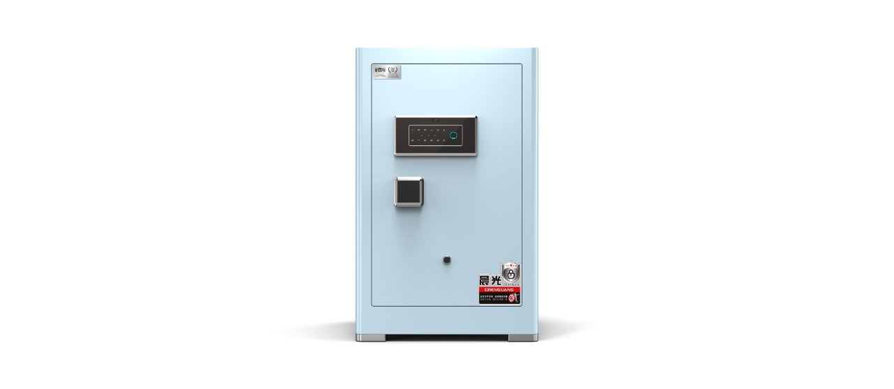 Seagull MK2 Meteor Blue Low-Carbon Alloy Steel Security Safe and Lockbox with Finger Print Keypad
