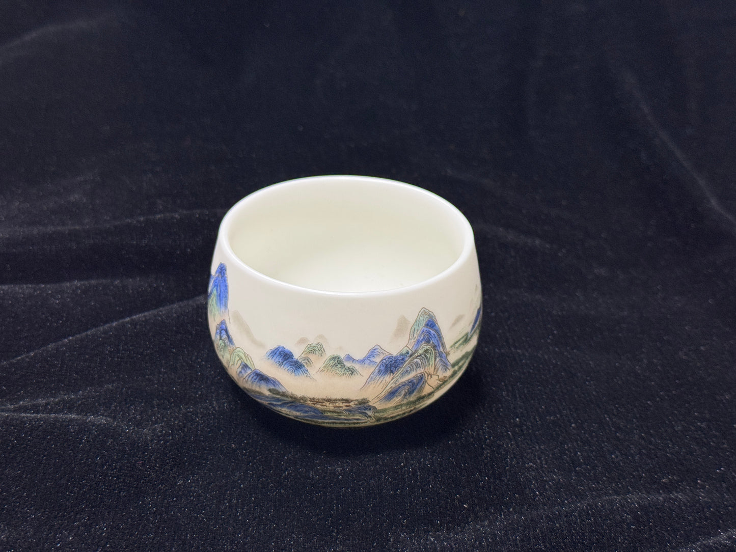 Fujian DeCi Series "Blue Mountain"Master Tea Cup Hand-made