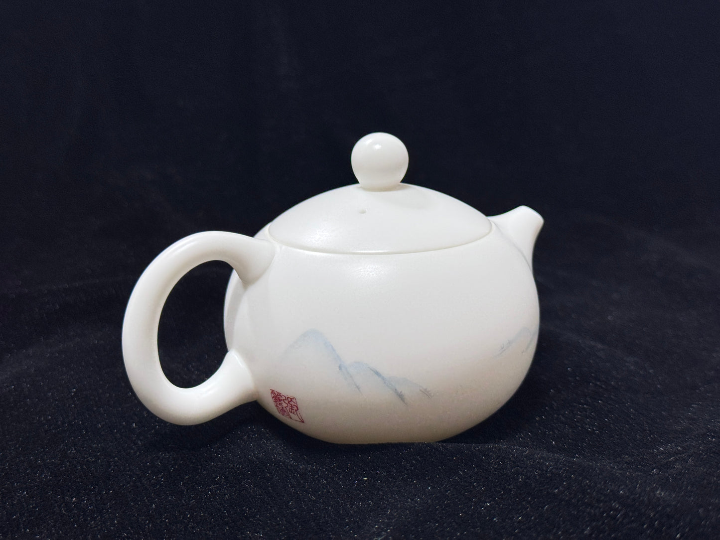 Fujian DeCi Series "Blue Mountain" Xishi Tea Pots & Cup set