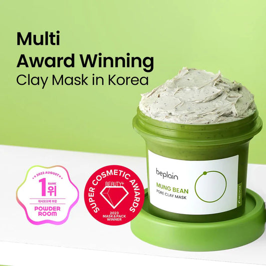 【beplain】Mung Bean Pore Clay Mask