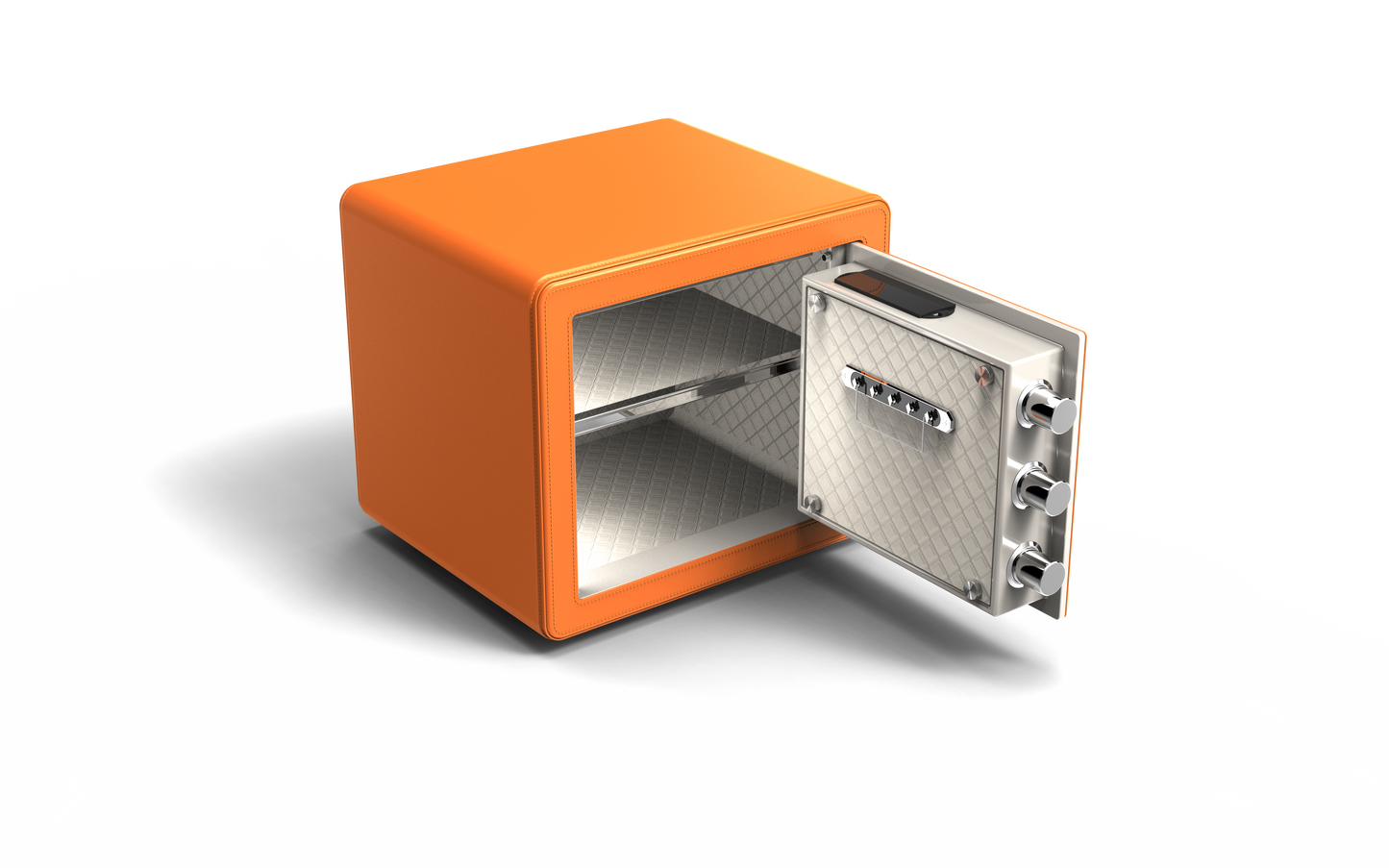 Canada Toronto biometric fingerprint safe interior with shelf