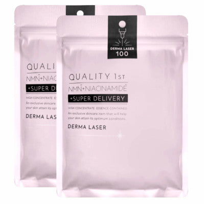 【QUALITY 1st】Derma Laser Super 100 Mask Pink 7 pcs