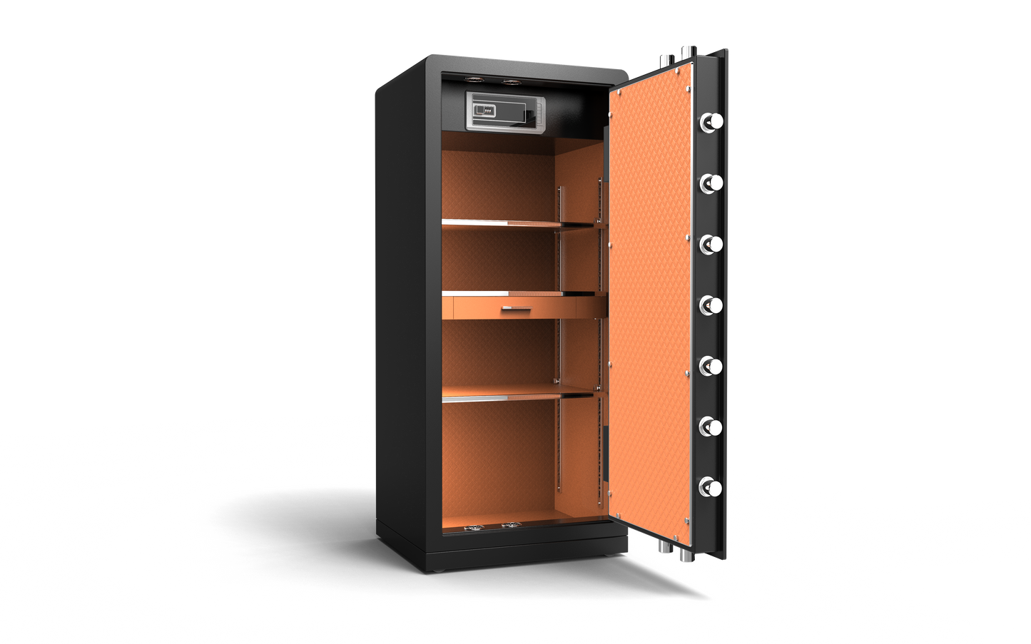 ChuanWei 4th Gen Low-Carbon Alloy Steel Security Safe and Lockbox with Finger Print Keypad