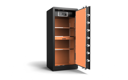 ChuanWei 4th Gen Low-Carbon Alloy Steel Security Safe and Lockbox with Finger Print Keypad