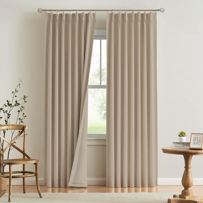Double Blinds Drapery Fist Home Collection