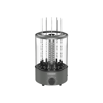 【Liven】Smokeless Electric Automatic Flipping Rotating Grill Skewer