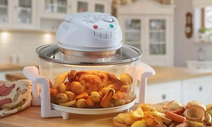 【TIYOORTA】 Electric Air Fryer Turbo Convection Oven Roaster Steamer