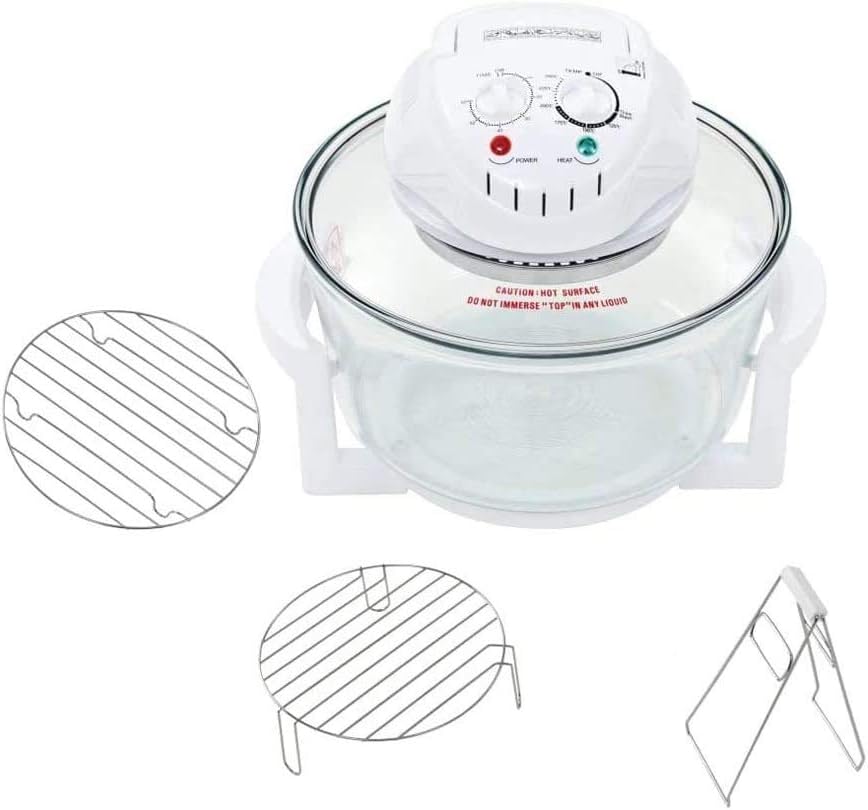 【TIYOORTA】 Electric Air Fryer Turbo Convection Oven Roaster Steamer