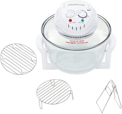 【TIYOORTA】 Electric Air Fryer Turbo Convection Oven Roaster Steamer