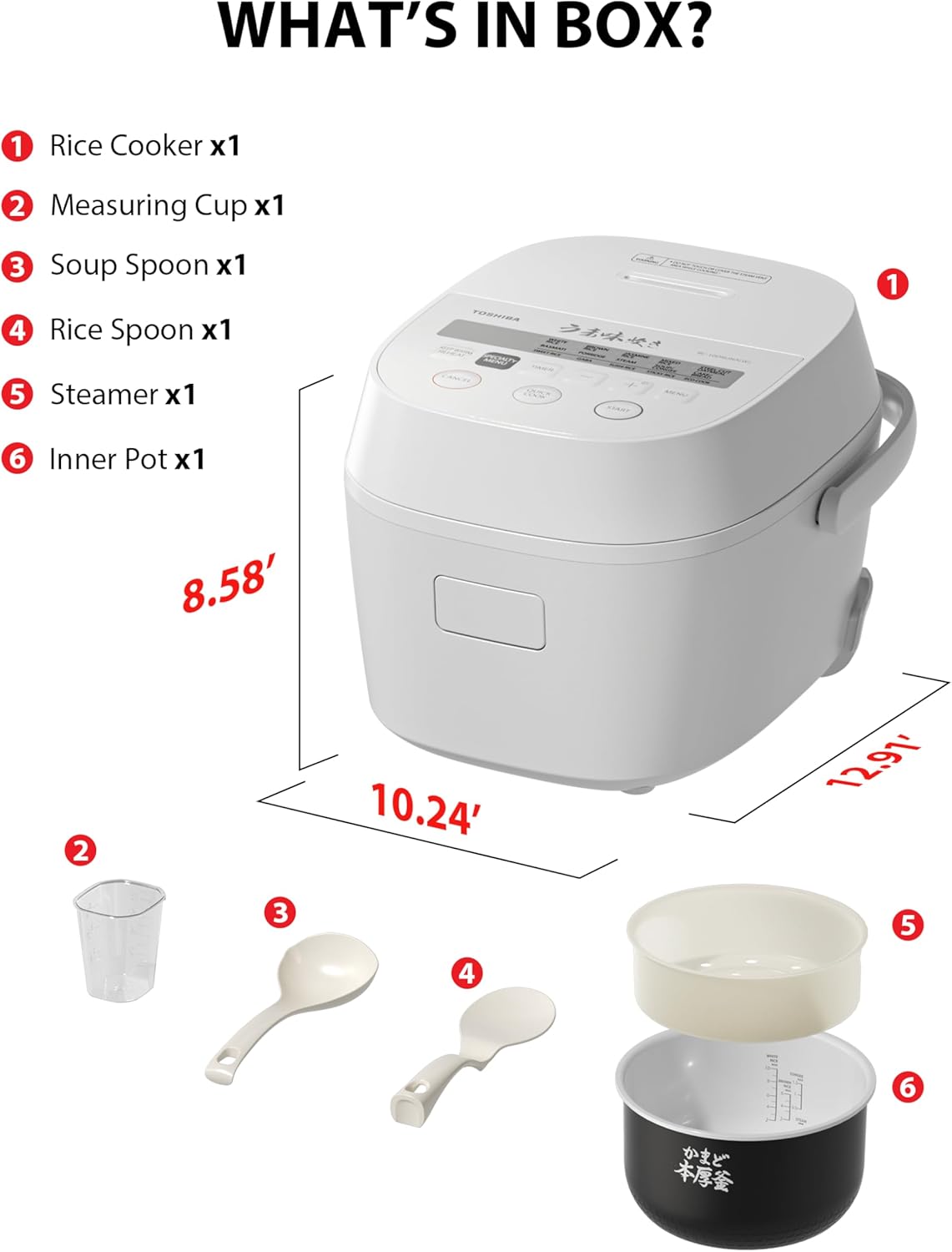 【TOSHIBA】 Rice Cooker