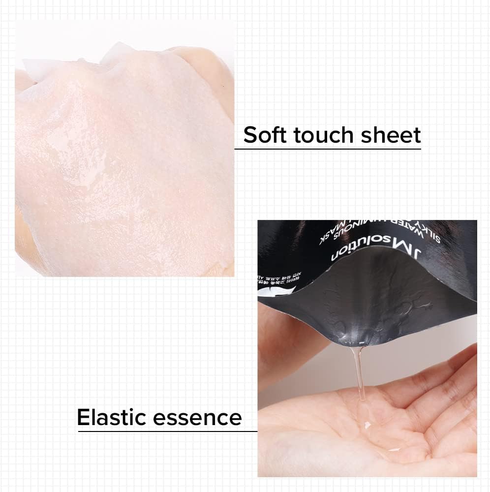【JM Solution】Water Luminuous Silky Cocoon Black Mask