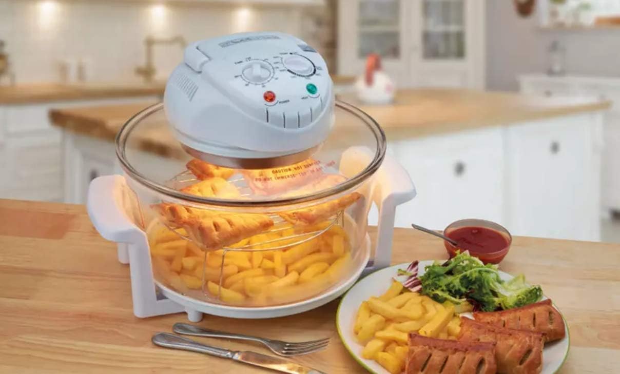 【TIYOORTA】 Electric Air Fryer Turbo Convection Oven Roaster Steamer