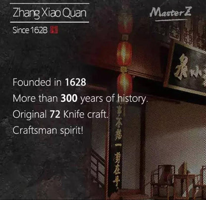 【ZHANG XIAO QUAN】 Black Knight Kitchen Knife Set 7pcs