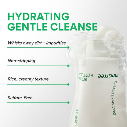 【innisfree】Green Tea Amino Acid Cleansing Foam