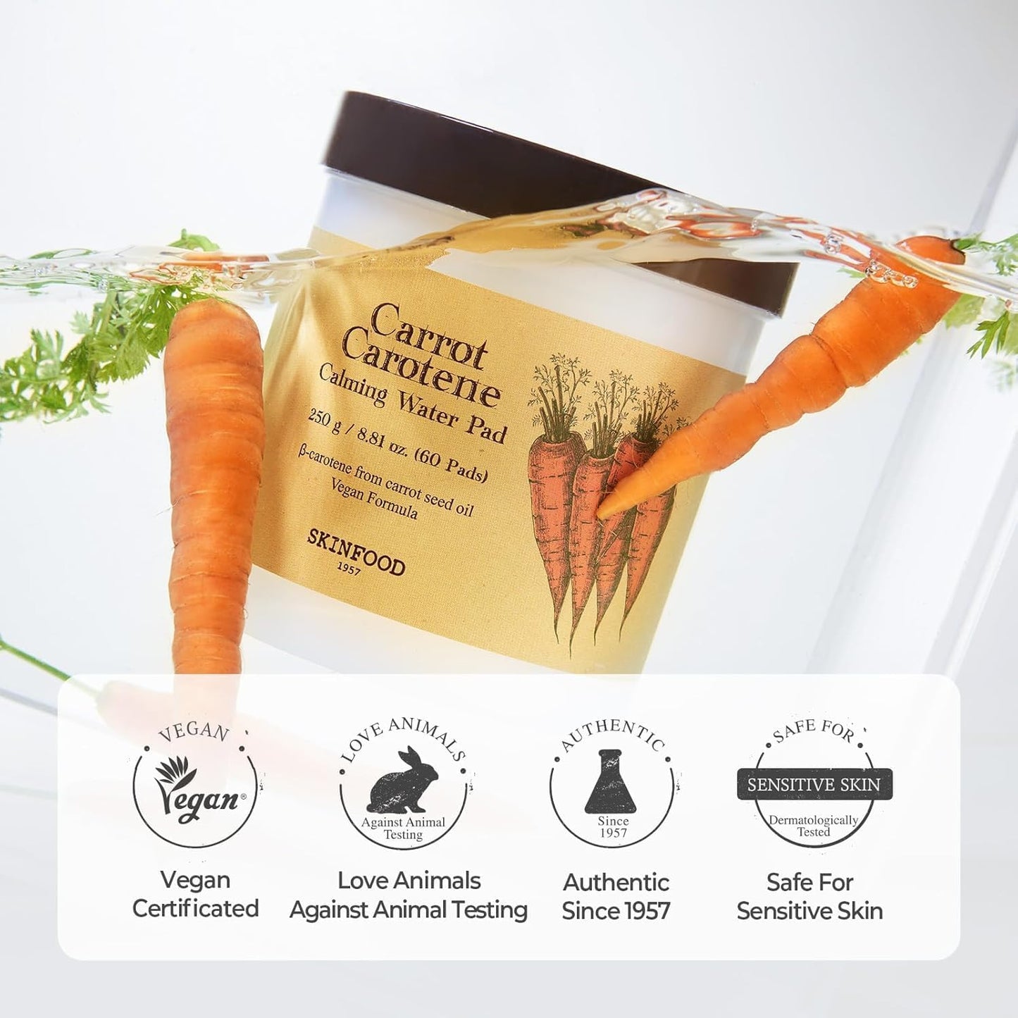 【SK1NF00D】Carrot Carotene Calming Water Pad