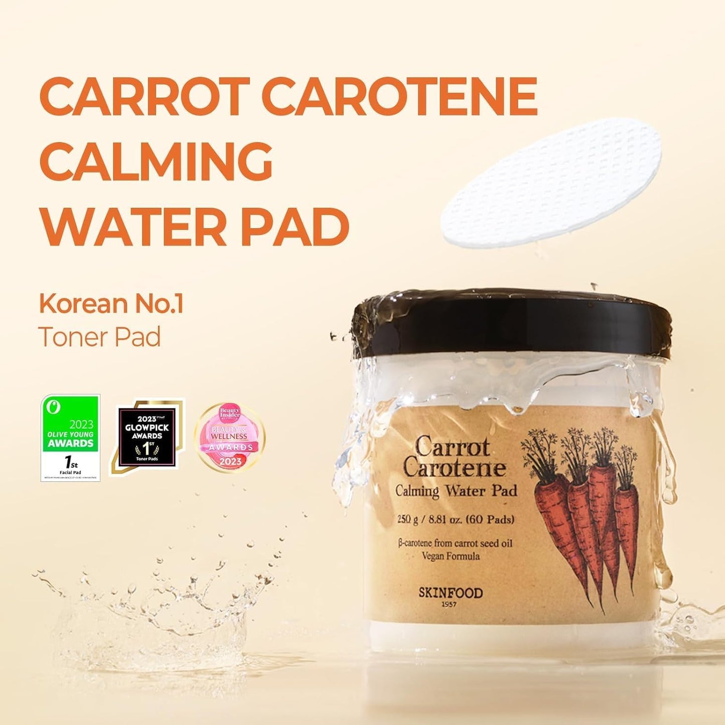 【SK1NF00D】Carrot Carotene Calming Water Pad