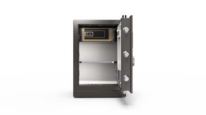 Warhourse MK2 Low-Carbon Alloy Steel Security Safe and Lockbox with Finger Print Keypad