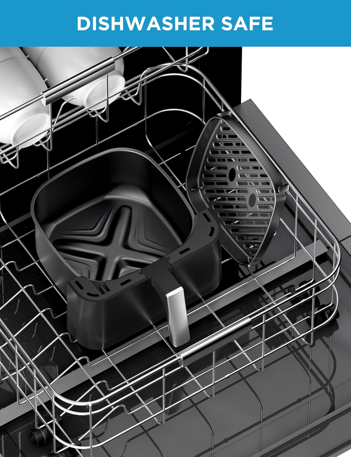 【Midea】 Air Fryer MAD50109APK | 5.5 Quart