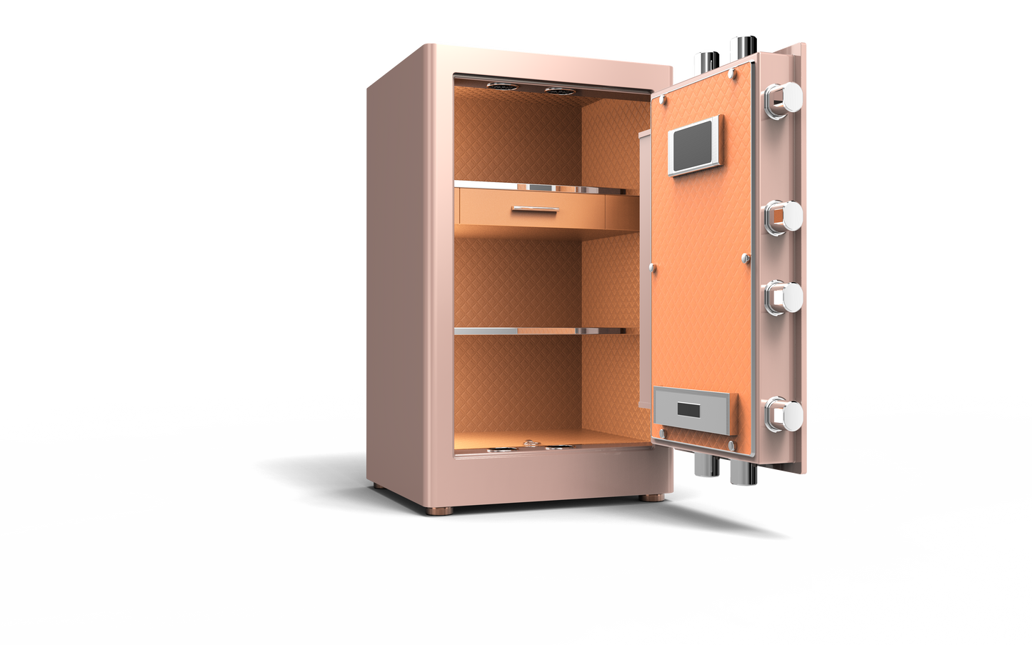 Elite Compact Low-Carbon Alloy Steel Security Safe and Lockbox with Finger Print Keypad