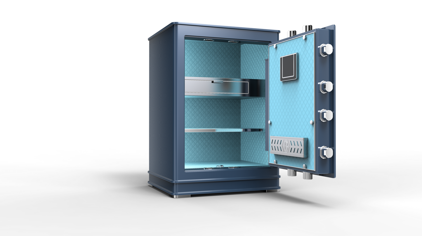 YoHe 4th Gen Low Carbon Alloy Steel Plate FingerPrint Security Safe with Fingerprint Lock