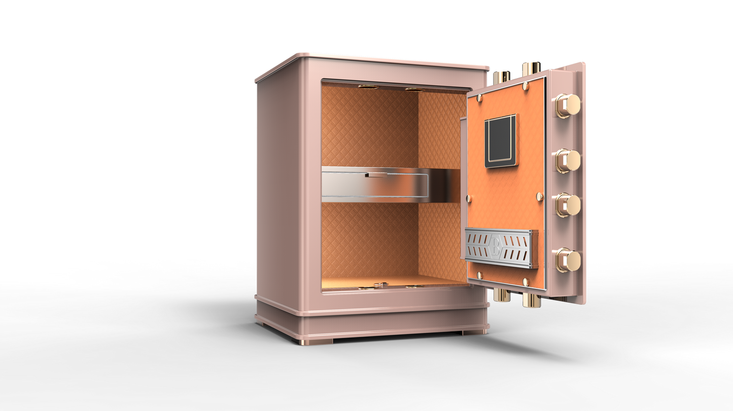 YoHe 4th Gen Low Carbon Alloy Steel Plate FingerPrint Security Safe with Fingerprint Lock