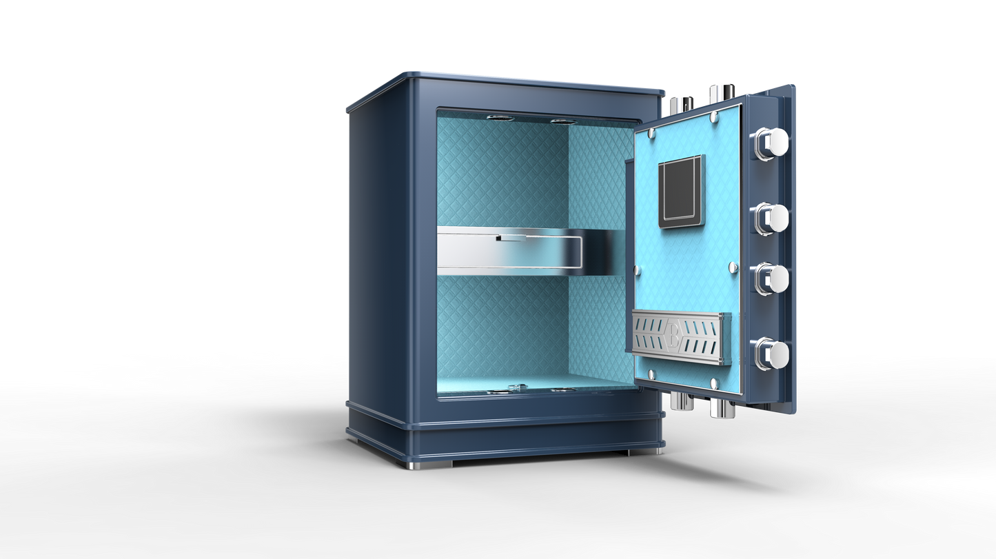 YoHe 4th Gen Low Carbon Alloy Steel Plate FingerPrint Security Safe with Fingerprint Lock