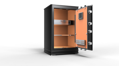 YoHe 4th Gen Low Carbon Alloy Steel Plate FingerPrint Security Safe with Fingerprint Lock