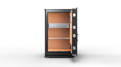 YoHe 4th Gen Low Carbon Alloy Steel Plate FingerPrint Security Safe with Fingerprint Lock