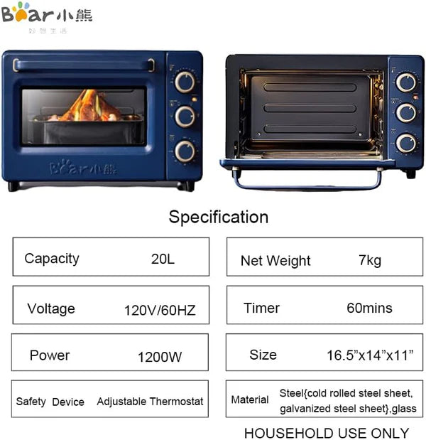 【Bear】 Convection Toaster Oven 21QT