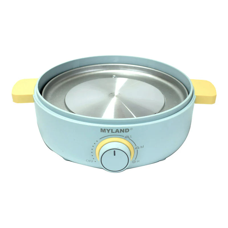【Myland】Multifunctional Electric Hot Pot 2.5L 304 Food Grade Stainless Steel