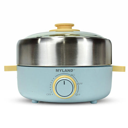 【Myland】Multifunctional Electric Hot Pot 2.5L 304 Food Grade Stainless Steel