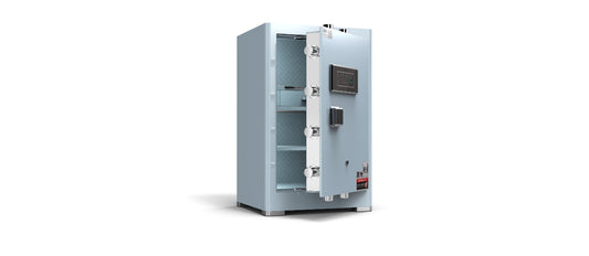 Seagull MK2 Meteor Blue Low-Carbon Alloy Steel Security Safe and Lockbox with Finger Print Keypad